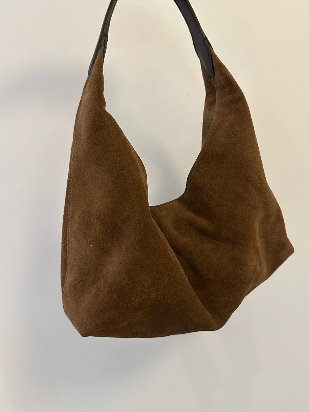 Madewell Mylie, soft grain, small shoulder bag, brown suede - Picture 7 of 12